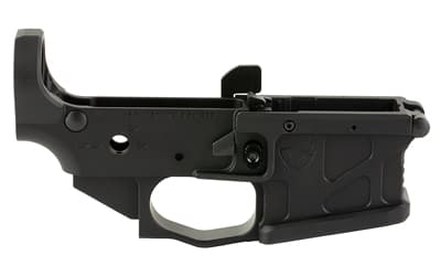 American Defense Mfg., UIC BILLET, Semi-automatic, Stripped Lower Receiver, 223 Remington/5.56 NATO, Anodized Finish, Black, Includes Installed Ambidextrous Magazine Release and Bolt Catch, image 2