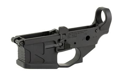 American Defense Mfg., UIC BILLET, Semi-automatic, Stripped Lower Receiver, 223 Remington/5.56 NATO, Anodized Finish, Black, Includes Installed Ambidextrous Magazine Release and Bolt Catch, image 3
