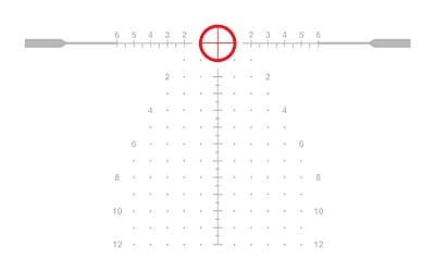 EOTECH, Vudu, 1-10X28mm First Focal Plane, Rifle Scope, 34mm Tube, LE5 Illuminated MRAD Reticle, Matte Finish, Black, image 3