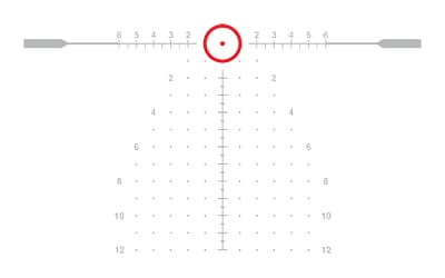 EOTECH, Vudu, 1-10X28mm, First Focal Plane, Rifle Scope, SR-5 Illuminated MRAD Reticle, Daylight Bright Dot, Matte Finish, Tan, image 5