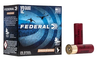 Federal, Speed-Shok, Lead Free, 12 Gauge 3", #2, 1 1/8 oz, Steel Shot, 25 Round Box, California Certified Nonlead Ammunition, image 2