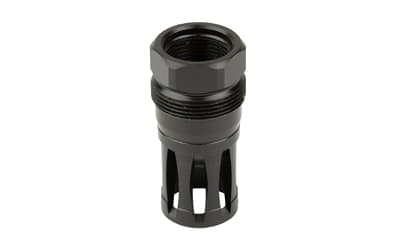 KAK Industry, Plan B A2 Flash Hider, 5/8X24 Thread Pitch, .375" Bore Diameter, Plan B Compatible, Nitride Finish, Black, image 2