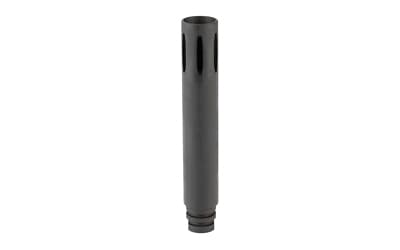 KAK Industry, Retro Extended Flash Hider, 5.56 NATO, Fits AR-15, 1/2X28, 6" Long, Phosphate Finish, Black