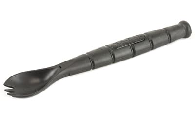 KA-BAR Knives, Spork & Knife, Knife/Fork/Spoon Combo, 6.875" Overall, 2.5" Blade, Black Finish