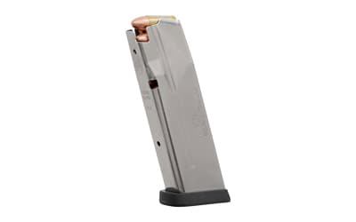 Magpul Industries, Magazine, AMAG 17 SG9, 9MM, 17 Rounds, Fits All Variants of Sig P365, Stainless Steel Finish, Silver, Includes Grip Extensions Compatible with Macro/X/XL and Standard Grips, image 2