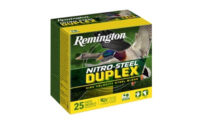 Remington, Nitro Steel Duplex Magnum, 12 Gauge, 3", #2 and #6 Shot, Zinc-Plated Steel, 25 Round Box, image 2