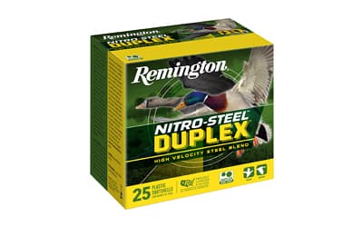 Remington, Nitro Steel Duplex Magnum, 12 Gauge, 3", BB and #4 Shot, Zinc-Plated Steel, 25 Round Box, image 2
