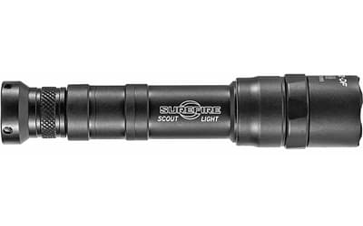 Surefire, 640DF Scout Pro Flashlight, LED, 1500 Lumens, Black, 1913 Picatinny Mount installed, MLOK Mount included, Z68 On/Off Tailcap, SF18650B Micro-USB Rechargeable Battery Included, image 2