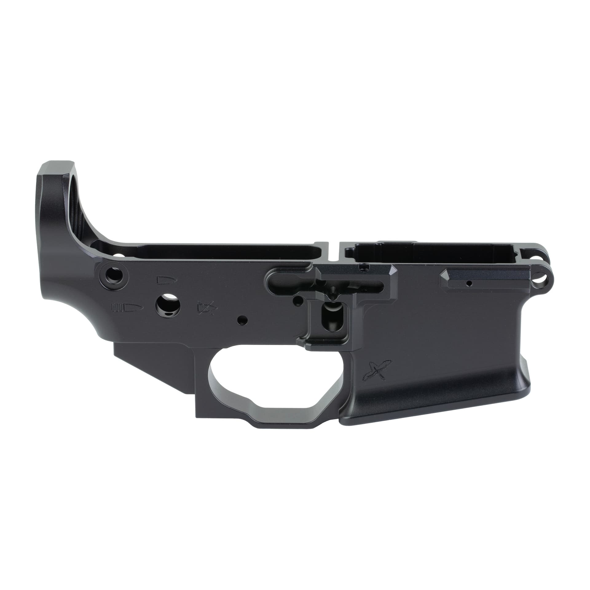 Sons of Liberty Gun Works, Forward Controls Design Lower Receiver, Stripped Lower Receiver, Multi Cal, Billet, Anodized Finish, Black, Includes Ambi Parts, Flared Magwell, image 2