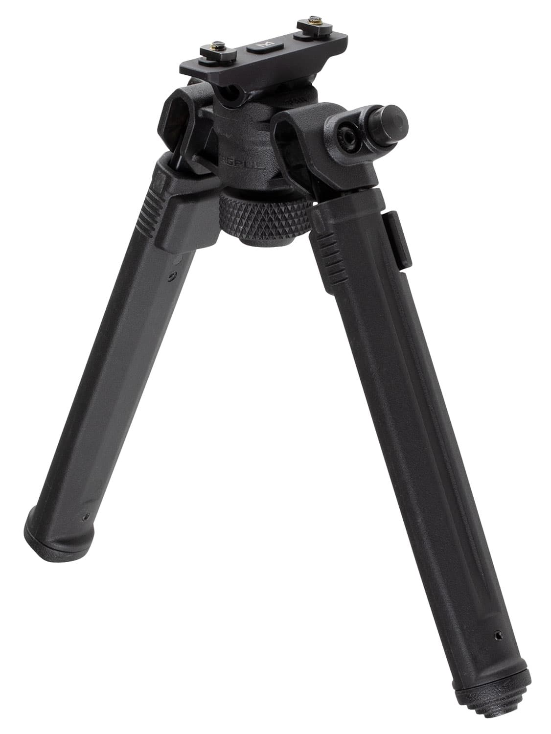 Magpul MAG933-BLK Bipod made of Aluminum with Black Finish, M-LOK Attachment, Rubber Feet, 6.30-10.30" Vertical Adjustment for AR-Platform