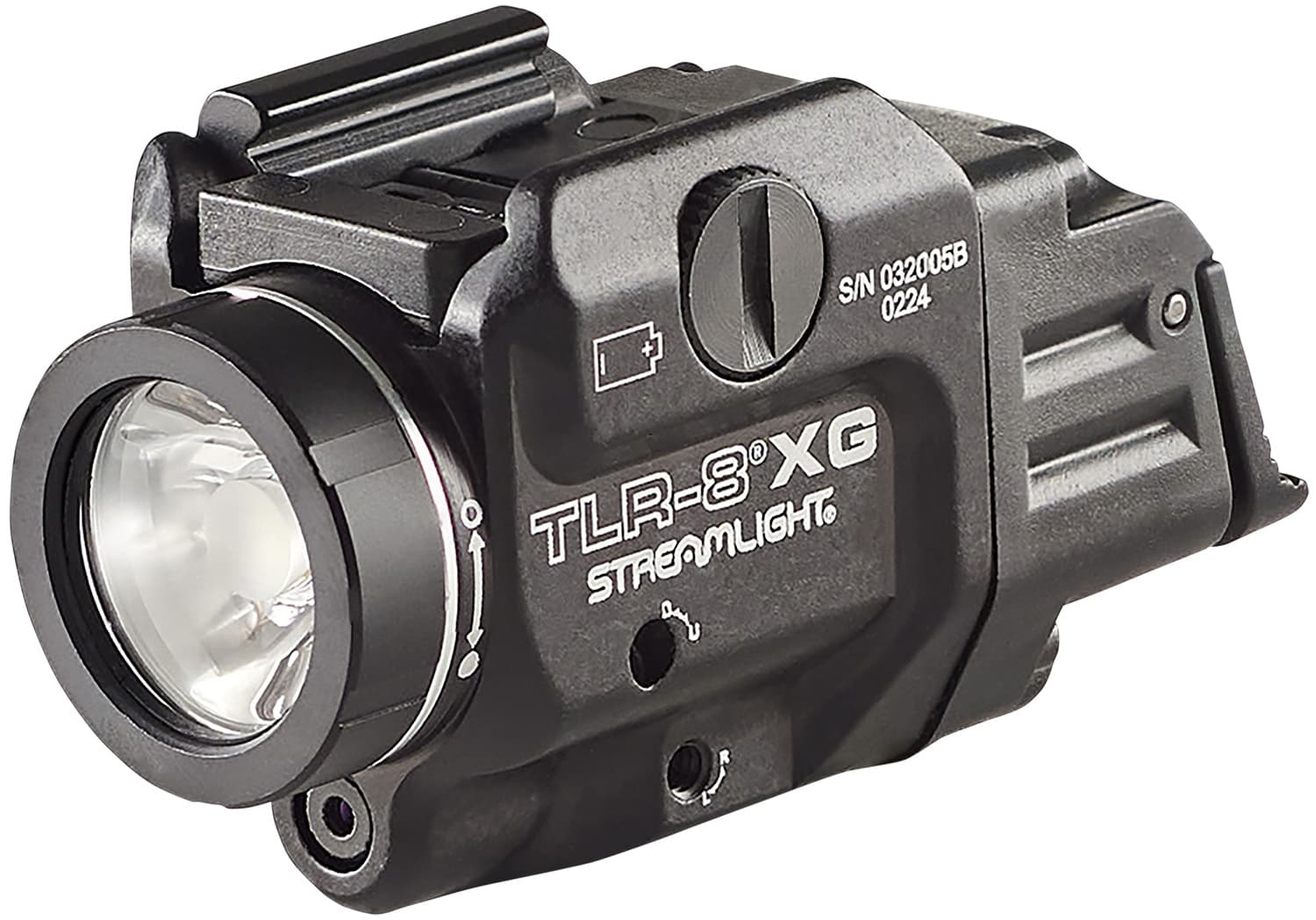 Streamlight 69434 TLR-8 X G Flex Weapon Light w/Green Laser, 500 Lumens, Black