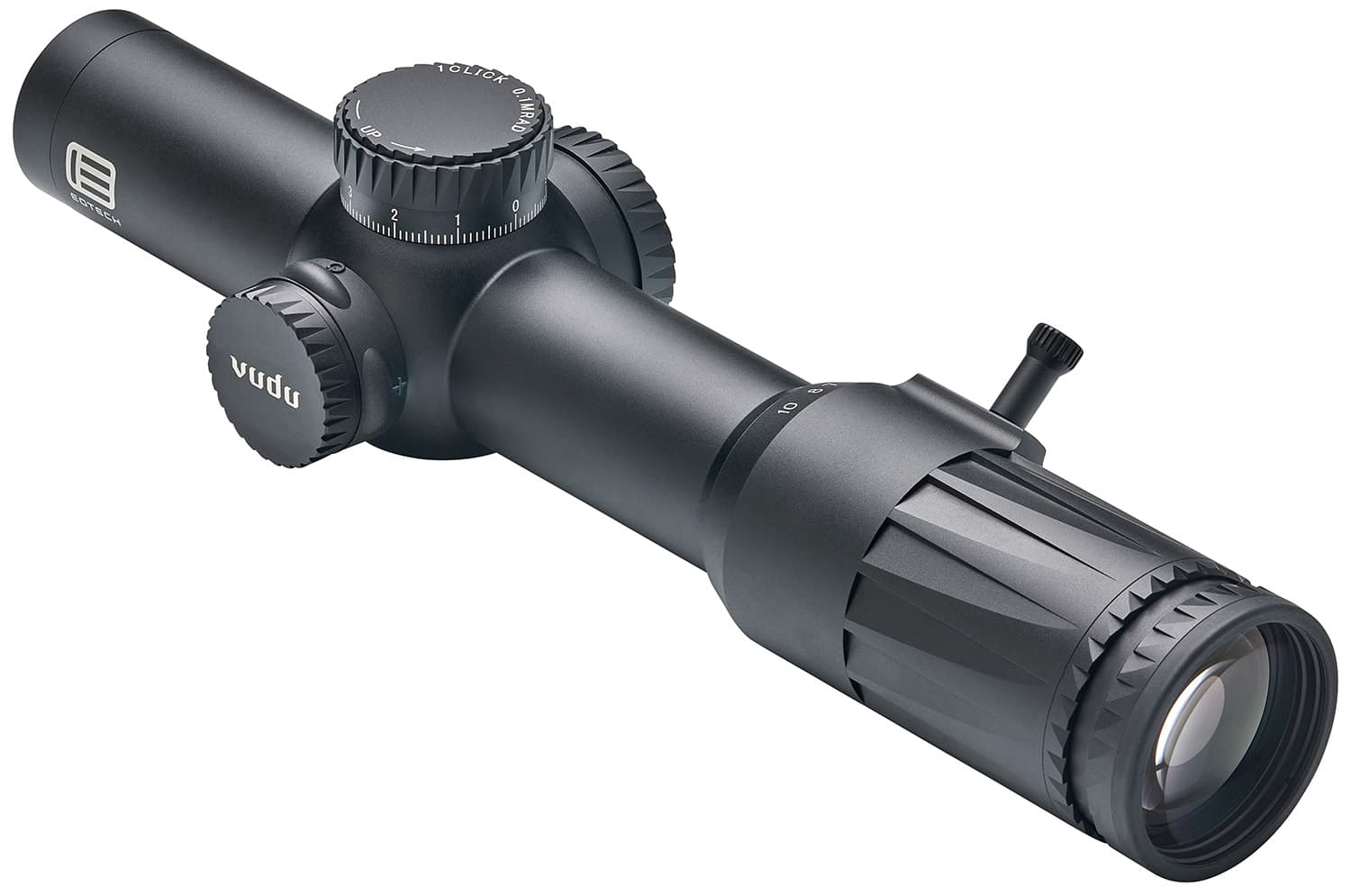 EOTECH, Vudu, 1-10X28mm First Focal Plane, Rifle Scope, 34mm Tube, SR-4 Illuminated MOA Reticle, Matte Finish, Black