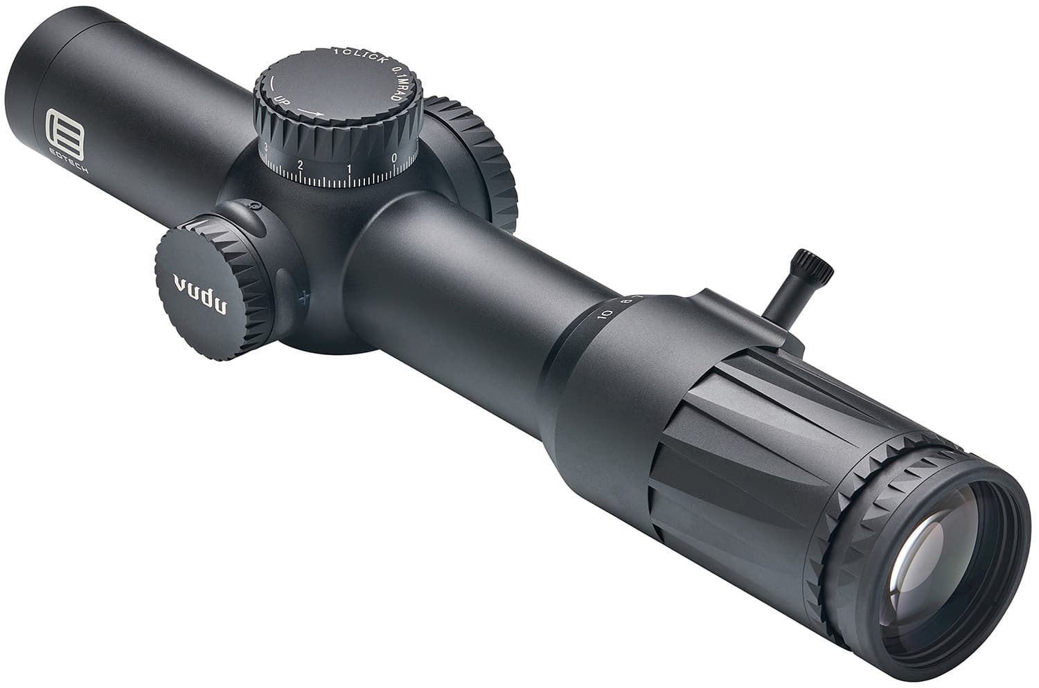EOTECH, Vudu, 1-10X28mm First Focal Plane, Rifle Scope, 34mm Tube, LE5 Illuminated MRAD Reticle, Matte Finish, Black