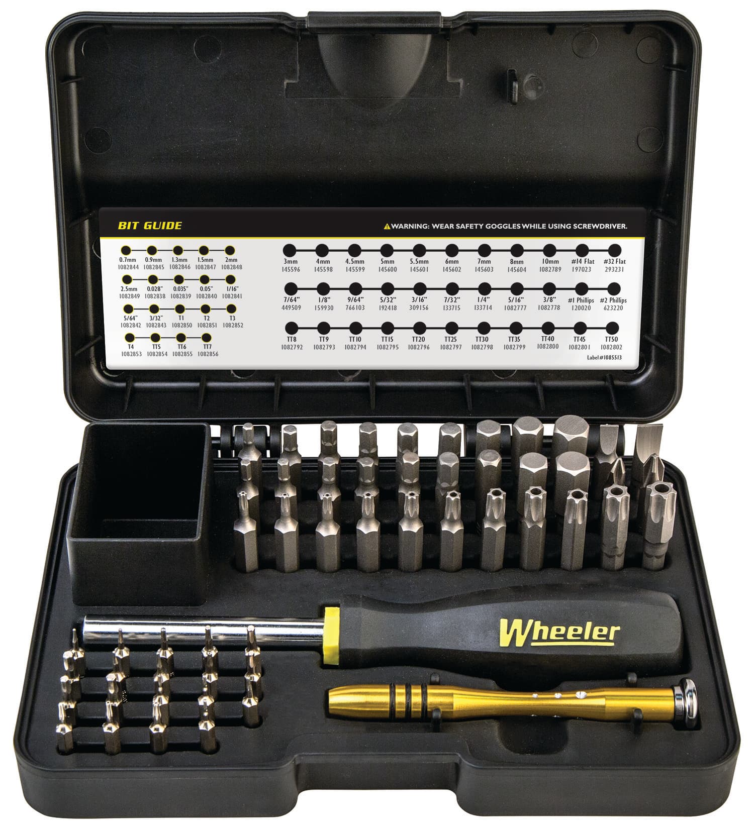Wheeler 4001007 Hex-Torx Screwdriver Set 65 Pieces