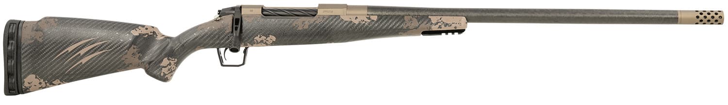 Fierce Firearms ROG7PRC22BRS Carbon Rogue Full Size 7mm PRC 3+1 22" Hand Lapped/Match Grade Threaded Barrel, Smoked Bronze Cerakote Steel Receiver, Sonora Ambush Camo Fierce Rogue Carbon Fiber Stock