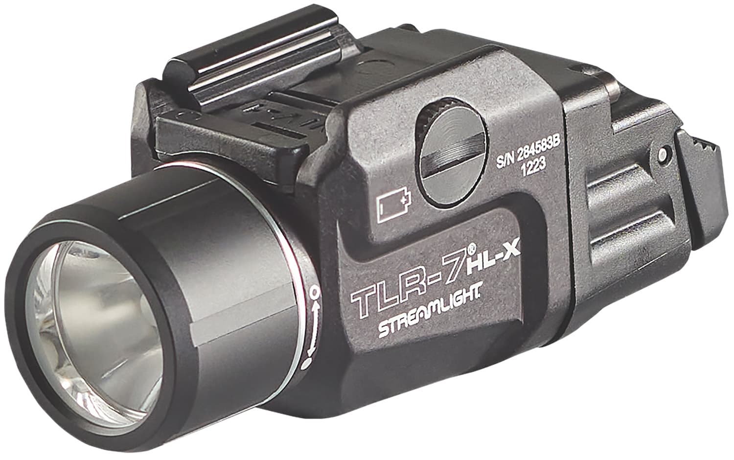 Streamlight, TLR-7 HL-X USB, 1,100 Lumens, 1 Hour Runtime, Multi-Fuel, Anodized Finish, Black, Includes High and Low Switch, (1) SL-B9 Rechargeable Battery, USB Charging Cable, Multitool and Key Kit