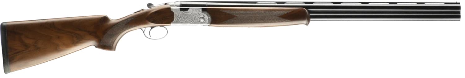 Beretta 686 Silver Pigeon I 12 Gauge 30" Over/Under Shotgun, Blued, Engraved Silver Receiver, Walnut Stock