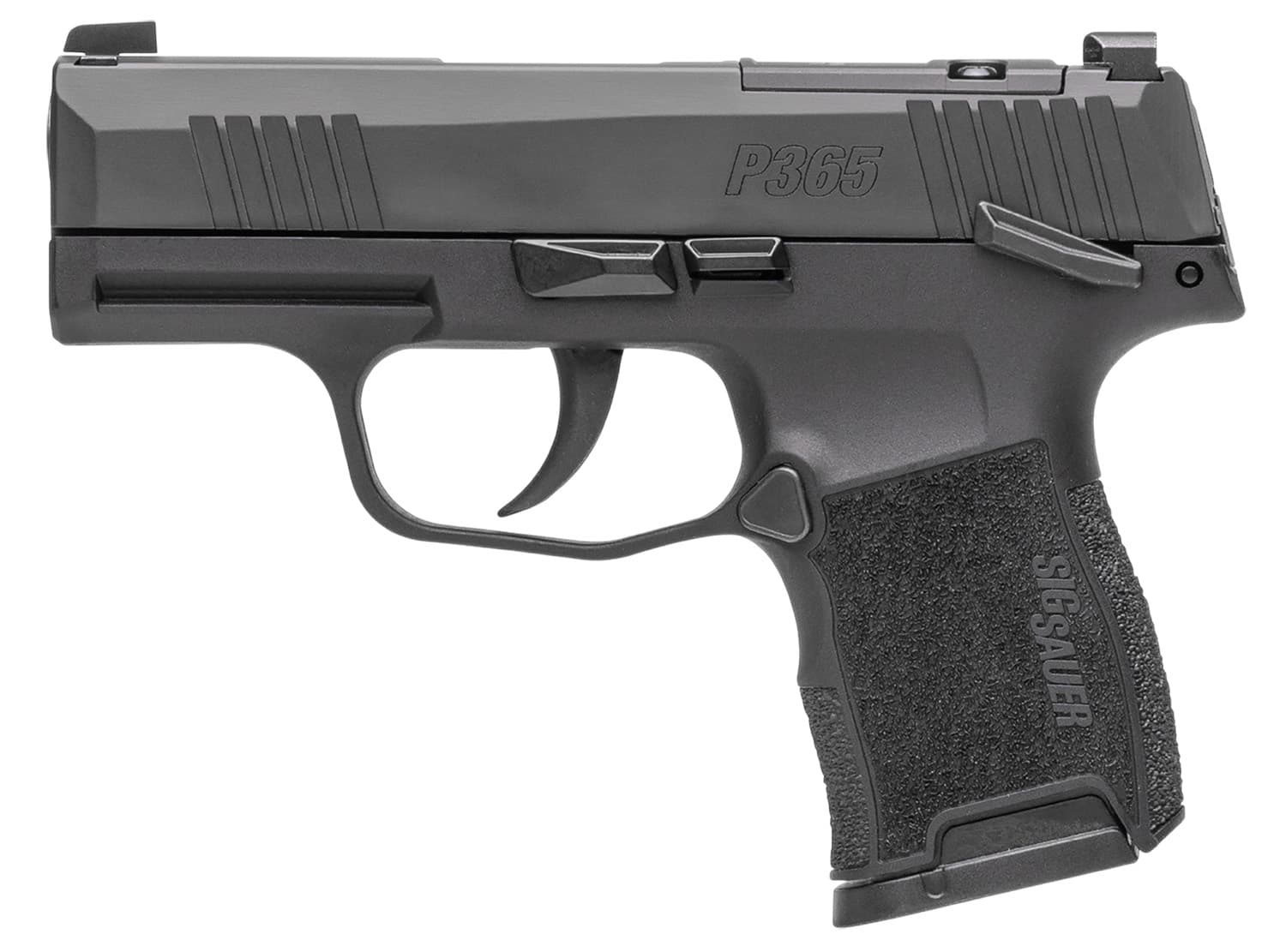 Sig Sauer 3659BXR3PMSSLCA P365 *CA Compliant 9mm Luger 10+1 3.10" Black Nitron Stainless Steel Optic Ready/Serrated Slide, Black Polymer Frame w/Accessory Rail, Black Polymer Grip