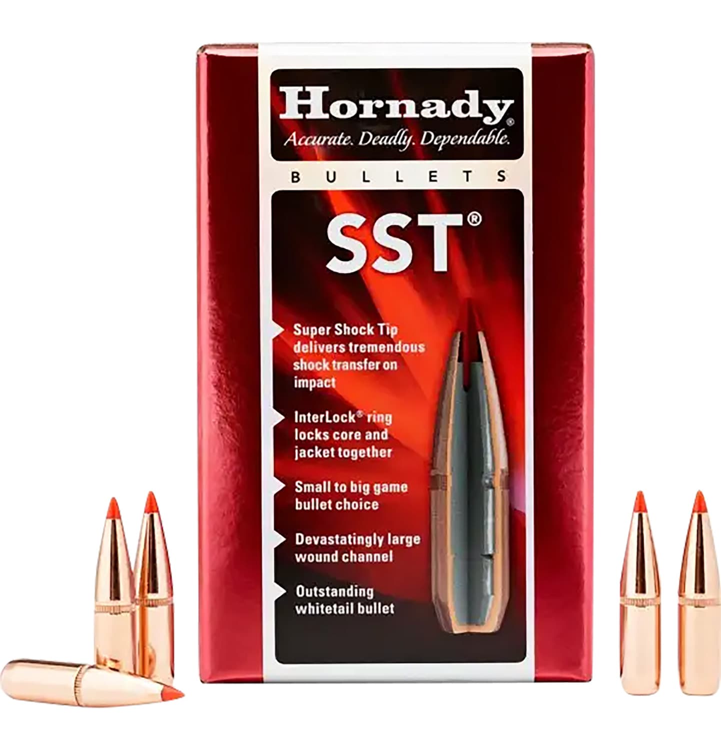 Hornady 24532 SST 6mm .243 95 gr Super Shock Tip 100 Per Box/ 25 Case