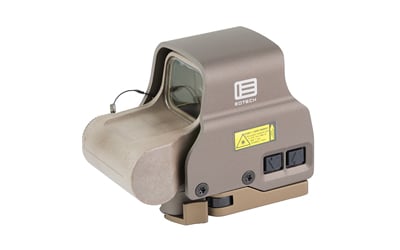 EOTECH, EXPS2-0, Holographic Sight, Non-Night Vision Compatible, Red Reticle, 68 MOA Ring with 1 MOA Dot, Matte Finish, Tan, Side Buttons, Quick Detach, Includes CR123A Battery