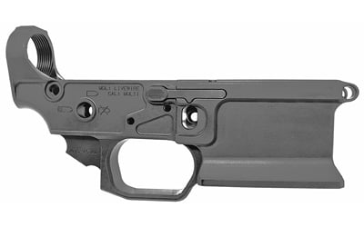 Sharps Bros., SBLR08, Gen 2 Livewire - Forged, Semi-automatic, Stripped Lower Receiver, Multi Cal, Black Finish, Ambidextrous Bolt Release, CNC Machined from a custom 7075 Aluminum forging