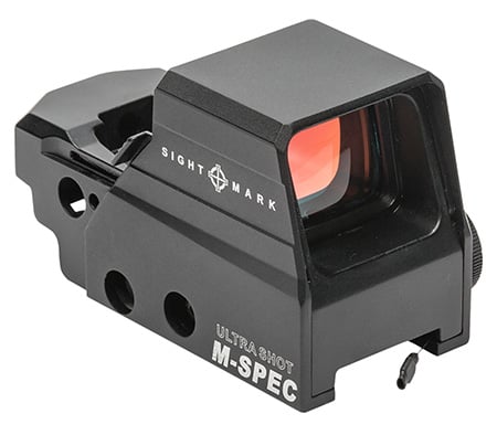 Sightmark SM26035 Ultra Shot M-Spec FMS Reflex Sight Matte Black 1 x 33 mm x 24 mm 2 MOA Red Dot/65 MOA Circle Crosshair