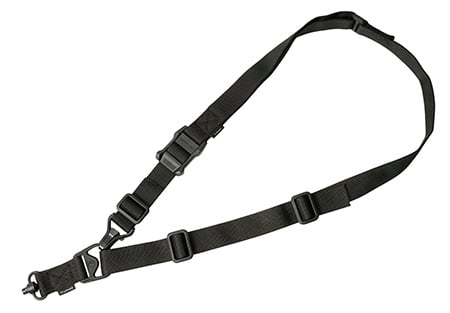 Magpul MAG515BLK MS3 Single QD Sling GEN2 Black Nylon 48"-60" OAL Adjustable One-Two Point Rifle
