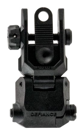 KRISS USA, Inc, Sight, Picatinny, Black, Folding Rear, Polymer
