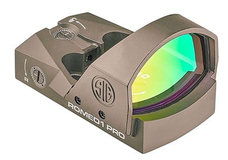Sig Sauer Electro-Optics SOR1P103 Romeo1Pro Flat Dark Earth 1 x 30 mm 6 MOA Red Dot