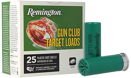 Remington Ammunition 20230 Gun Club 12Gauge 2.75" 1 1/8oz 8Shot 25 Per Box/10 Case