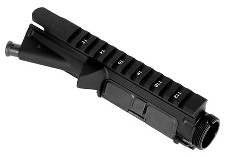 LBE Unlimited ARUPPER Upper Receiver 5.56x45mm NATO 7075-T6 Aluminum Black Receiver for AR-15 Includes Forward Assist