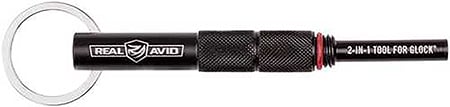 Real Avid AVGLOCK21 2-In-1 Tool Black Steel Handgun Fits Glock Knurled Handle