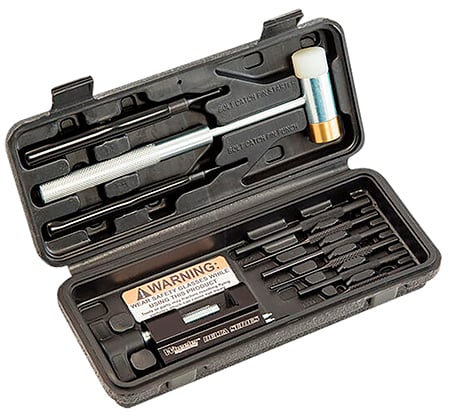 Wheeler 952636 AR15 Hammer & Roll Pin Punch Set Black Steel AR Platform Firearm
