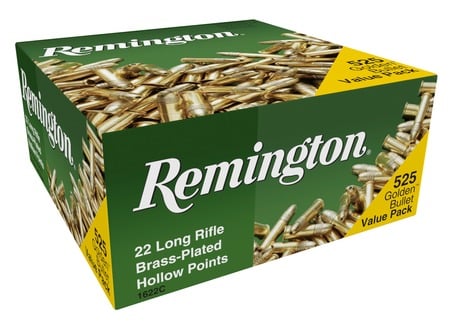 Remington, Bulk, 22LR, 36 Grain, Hollow Point, 525 Round Brick