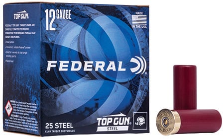 Federal TG1477 Top Gun Steel 12Gauge 2.75" 1 1/8oz 7Shot 25 Per Box/10 Case