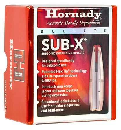 Hornady 3148 Sub-X 7.62x39mm 255 gr 100 Per Box/ 15 Case