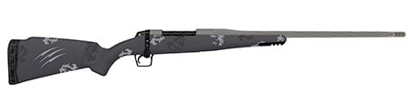 Fierce Firearms TWROG7PRC20GP Twisted Rogue 7mm PRC 20" Tungsten Cerakote Steel Threaded Barrel, Drilled & Tapped Steel Receiver, LR Negative Comb Phantom Camo Carbon Fiber Stock