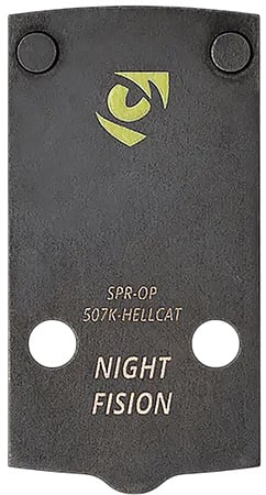 Night Fision SPROP507KHELLCAT Black Stainless Steel Fits Holosun 507K/407K Compatible w/ Springfield Hellcat Pro