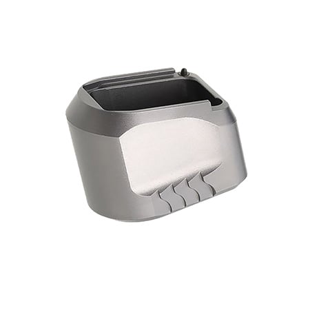 Tyrant CNC Magazine Extension for S&W M&P 9/40 Full Size (+5) - Grey