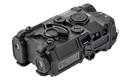 EOTECH, On-Gun-Laser, Commercial Power, Green Vis Laser/Infrared Laser/Illuminator, Matte Finish, Black, Includes Modlite ModButton Lite 7" Switch