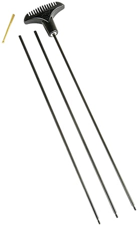 Hoppe's 3PU Rifle Cleaning Rod Multi-Caliber 34.50" w/ Swivel Handle