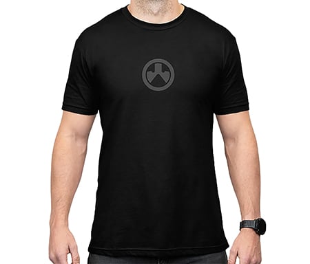 Magpul MAG1115-001-S Icon Logo Black Cotton/Polyester Short Sleeve Small