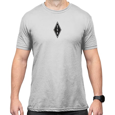 Magpul MAG1280-041-XL Engineered to Feed Stone Gray Heather Cotton/Polyester Short Sleeve XL