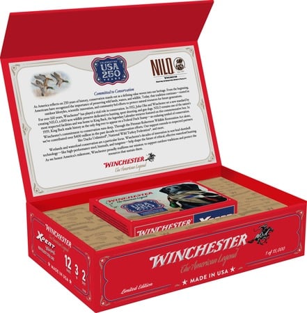 Winchester Ammunition, X-PERT Steel Waterfowl, 12 Gauge 3", #2, 1 1/8oz, Shot Shell Ammunition, Commemorative USA 250 Years Edition, 10 Round Box