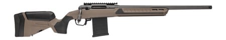 Savage Arms 32673 110 Core Tactical 308 Win 10+1 20" Medium Heavy Fluted Barrel, Arca Rail Forend, Coyote Tan AccuStock w/AccuFit V2 Synthetic Stock, Right Hand