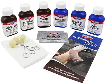 Birchwood Casey 20001 Deluxe Perma Blue & Tru-Oil Gun Stock Finishing Kit