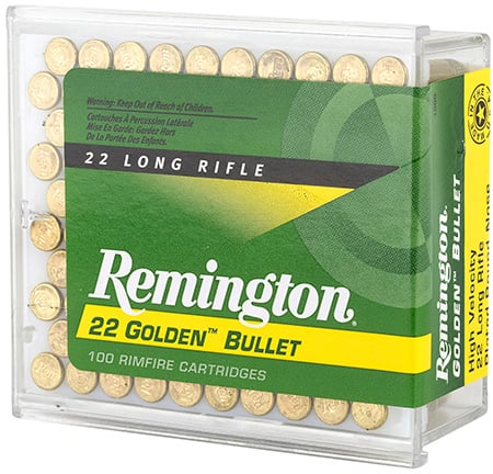 Remington, High Velocity, 22LR, 40 Grain, Round Nose, 100 Round Box