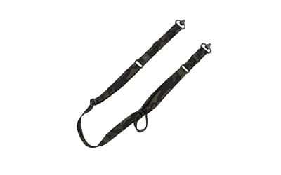 GrovTec, Sabre 2 Point Sling, Matte Finish, Multicam Black, Includes Push Button Swivels