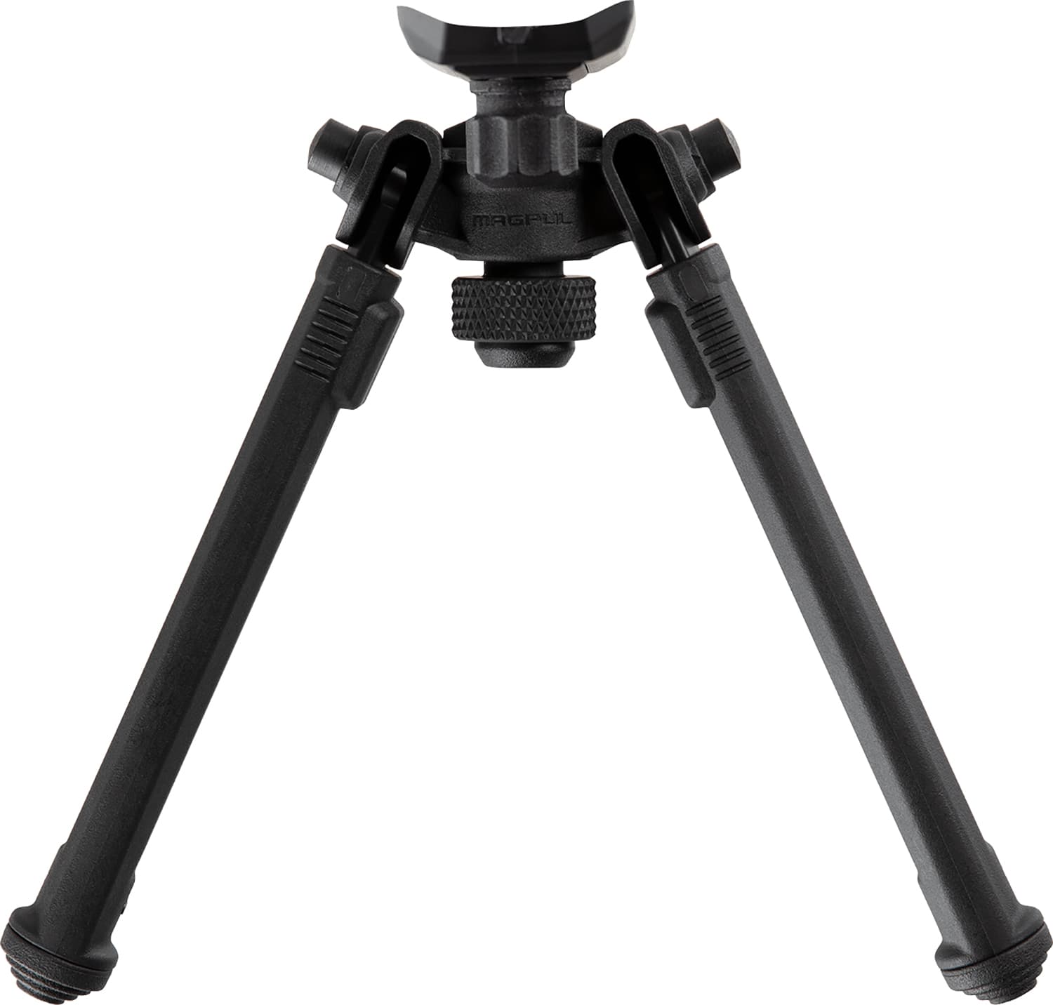 Magpul MAG1075-BLK Bipod made of Aluminum with Black Finish, Sling Stud Attachment, 6.30-10.30" Vertical Adjustment, & Rubber Feet for AR-Platform