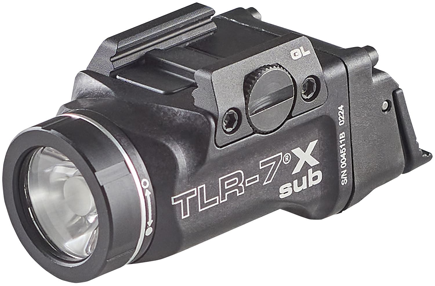 Streamlight 69400 TLR-7 X Sub Black Anodized 500 Lumens White LED Glock 43X MOS/48 MOS/43X/48